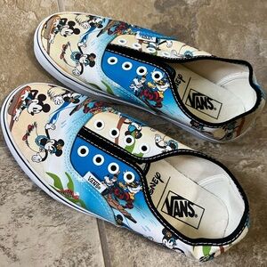 Mickey Disney Vans size 7 Women